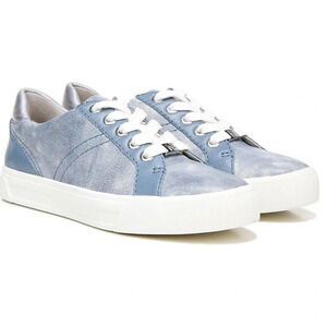 New Naturalizer Astara Storm Blue Pearlized Low Top Sneakers Size 6.5W